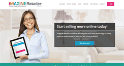 Desktop Screenshot of imagineretailer.com