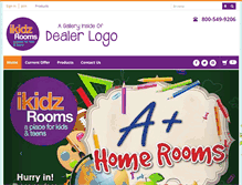 Tablet Screenshot of ikidzrooms.imagineretailer.com